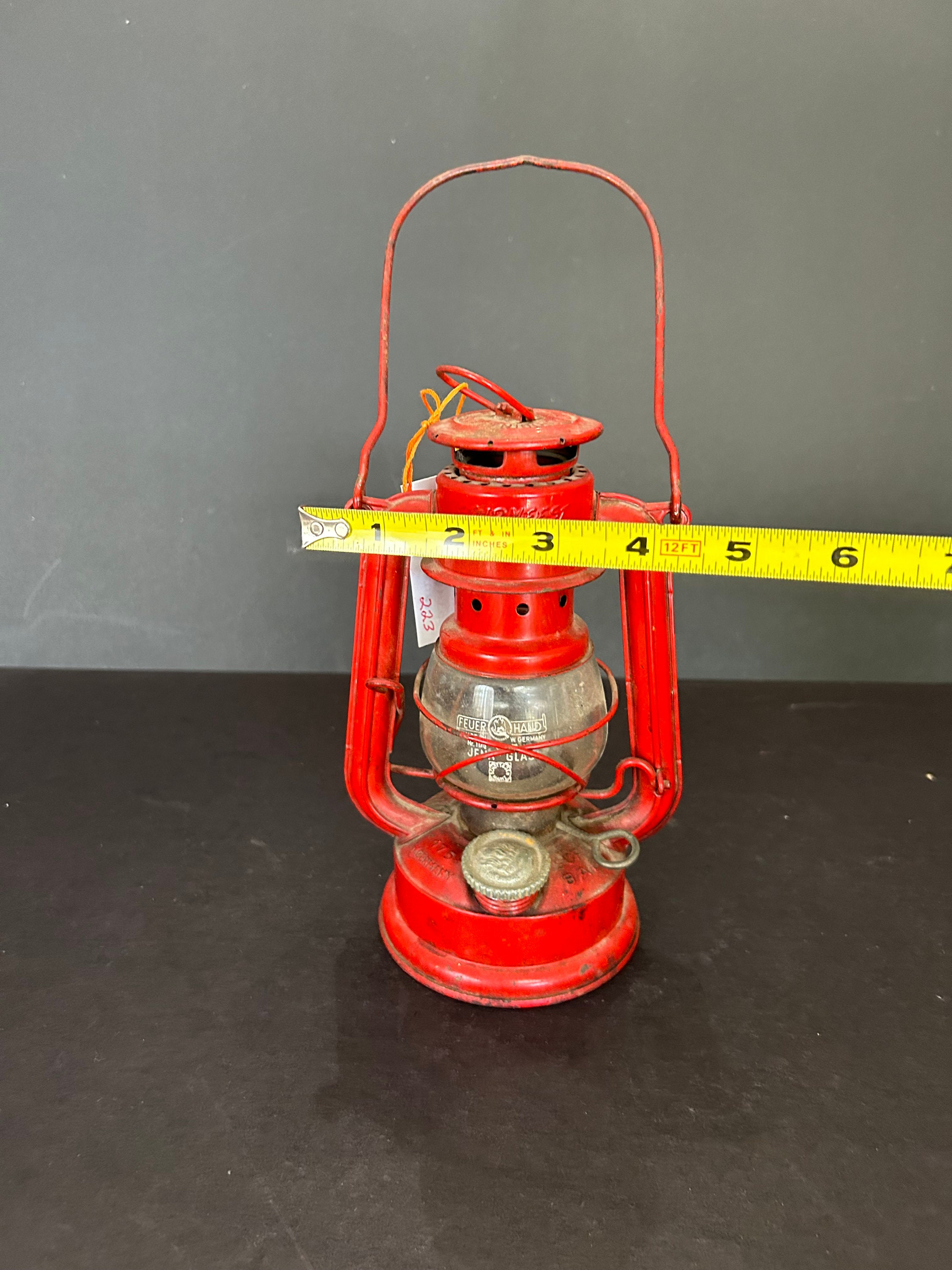 Feuerhand 175 Red Super Baby Hand Oil Lantern Lamp Jena Feuerhand 175 Red Super Baby Hand Oil Lantern Lamp Jena