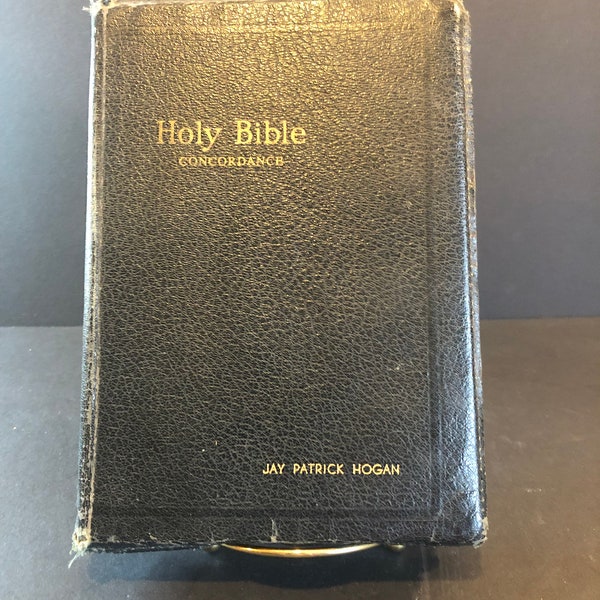 Leather Bound Bible Etsy