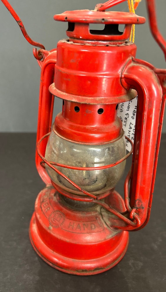 Feuerhand 175 Red Super Baby Hand Oil Lantern Lamp Jena Feuerhand 175 Red Super Baby Hand Oil Lantern Lamp Jena