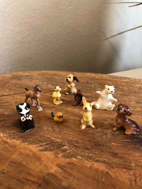 熊　Hagen Renaker Hagen Renaker Miniature Animals, Skunk, Horse, Dog, Bird, Polar