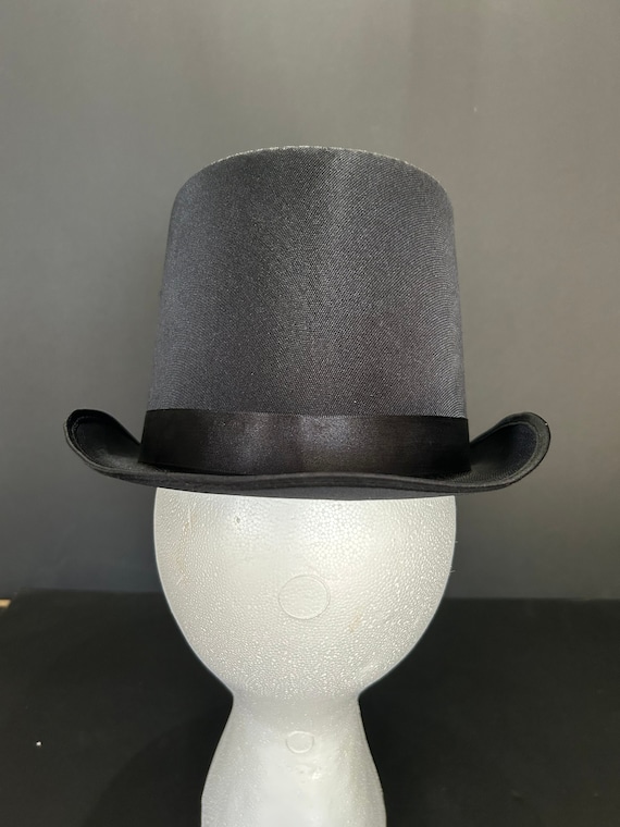 Silk Black Formal Top Hat Steampunk, Costume, Form