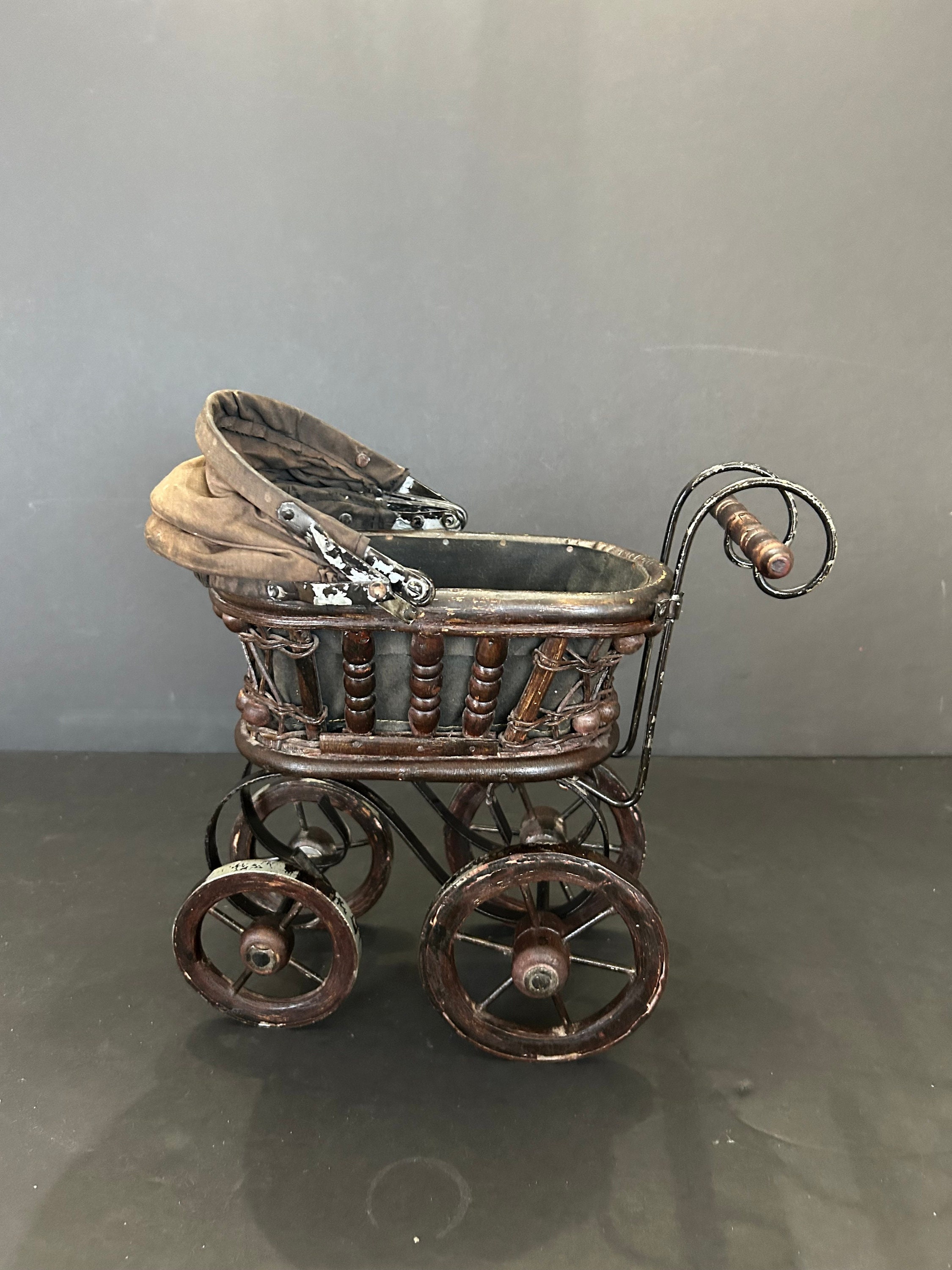 Antique metal stroller Etsy Osterreich