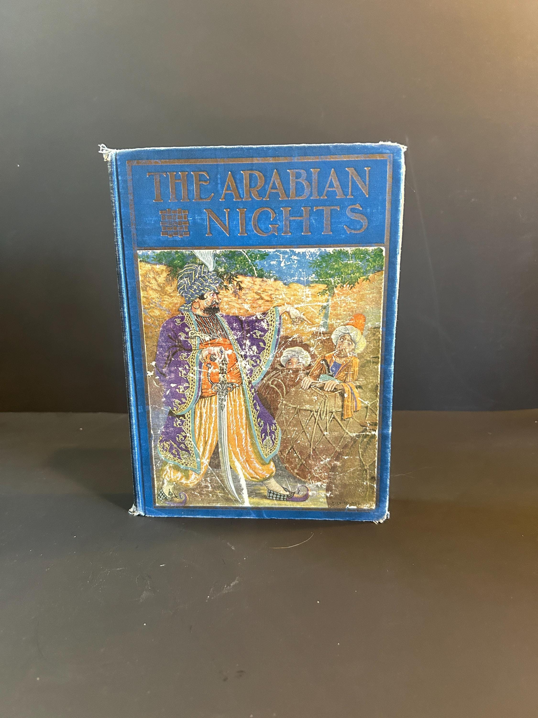 Vintage Arabian Nights Book 1920s Rand Mcnally Illustrated