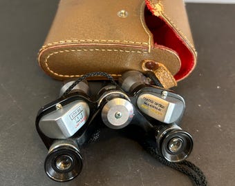 Vintage Empire Opera Glasses: 7X18 Coated Optics, Leather Case