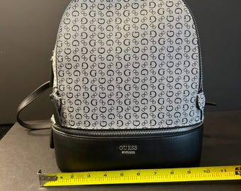 Guess New Black and Gray Backpack Purse With Tags 12 display picture 1