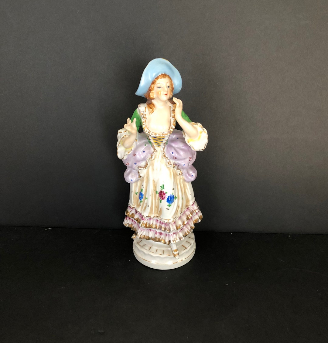 大きめ ヴィンテージ フィギュア 置物 バー 貴婦人 レディー 50