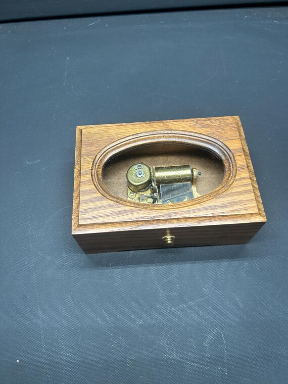 Vintage Thorens Oak Music Box as Time Goes By - Etsy