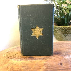 Antique 1873 Jean Ingelow&#39;s Poems – Victorian Poetry Book, Gilt Hardcover, Rare 19th-Century Literature, Collectible Poetry