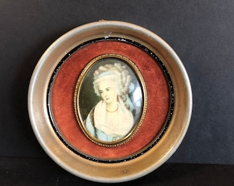 La Sra. Chaplin, una creación de cameo de George Romney, decoración de pared, diseño victoriano