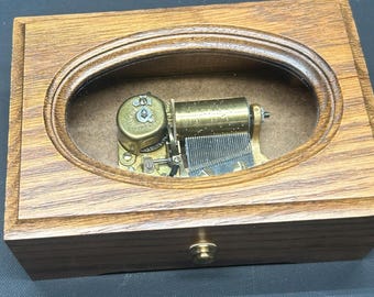 Vintage Thorens Oak Music Box as Time Goes By - Etsy