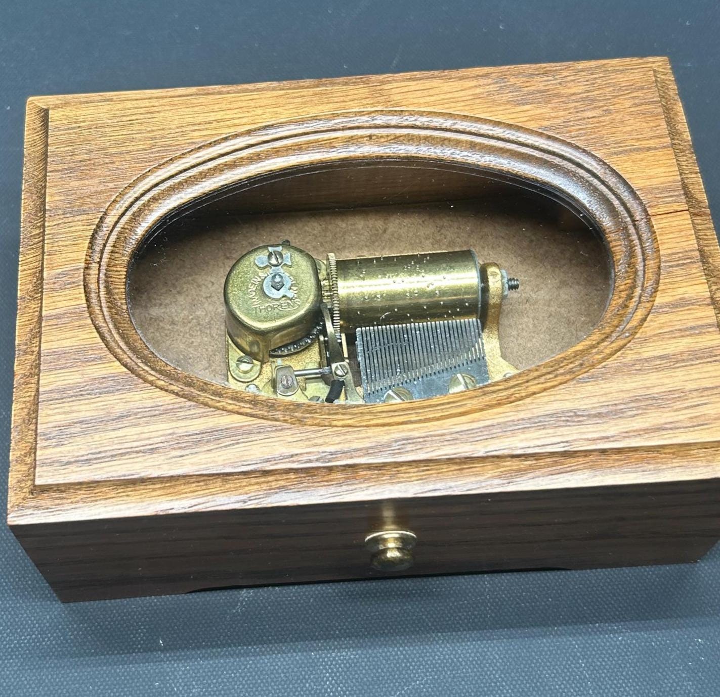 Vintage Thorens Oak Music Box as Time Goes By - Etsy