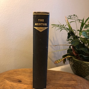 The Mentor Hardcover Bound Collection | 1926–1941 Vintage Magazine Compilation | Fine Condition | Antique History & Culture Book