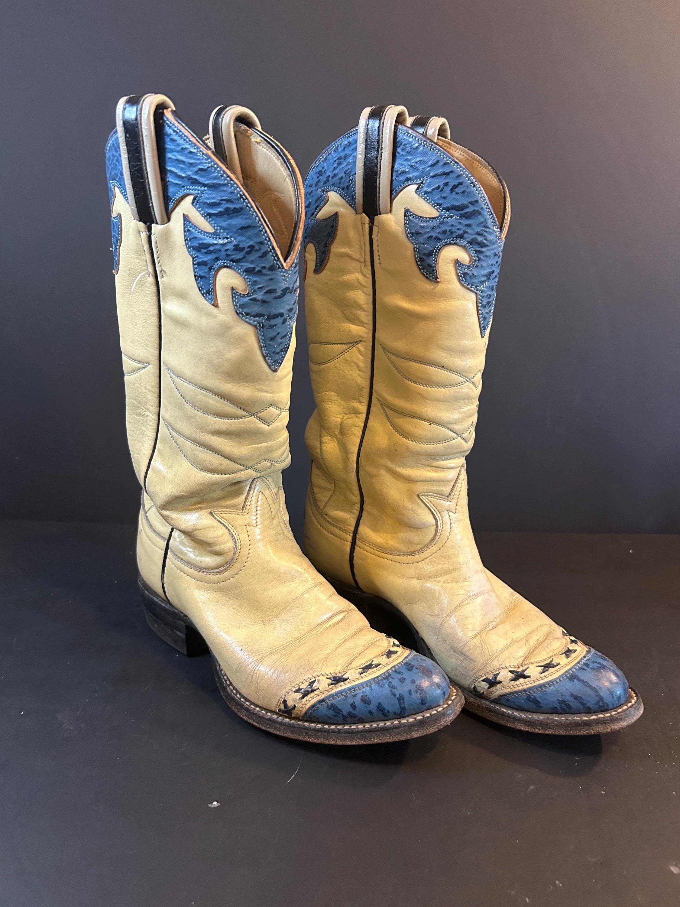 Vintage Tony Lama Boots - Etsy
