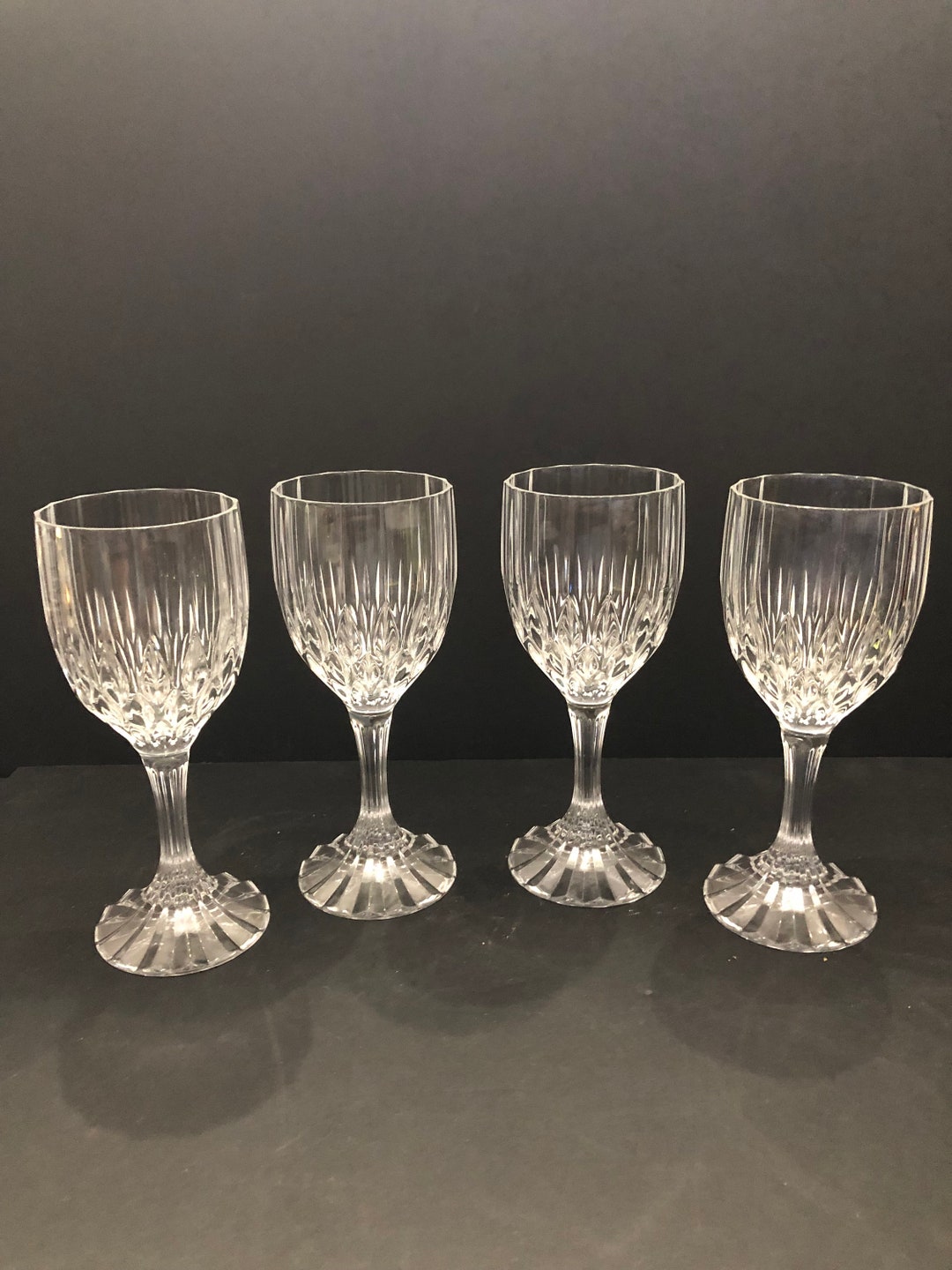 Elegant Crystal Wine Glasses Etsy
