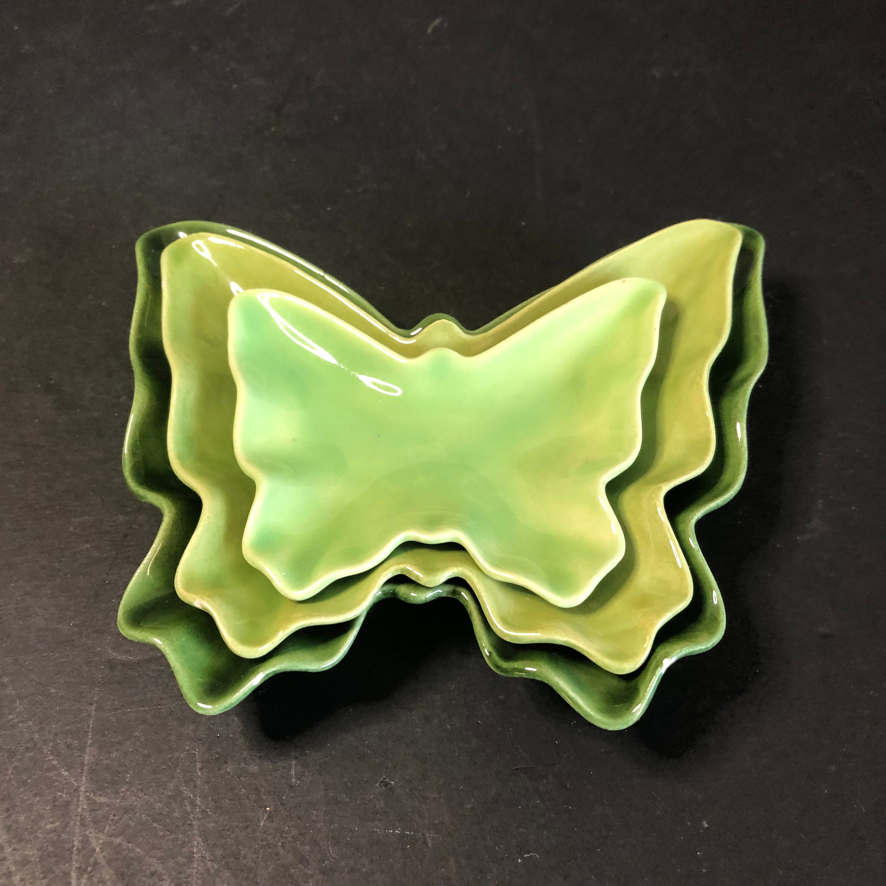 Nesting Butterflies Set of Three Mid Century - Etsy