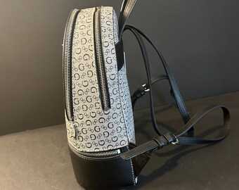 Guess New Black and Gray Backpack Purse With Tags 12 display picture 1