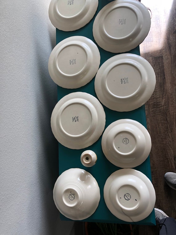 Vintage Metlox Poppy Trail Dish Set: 1960s Floral California