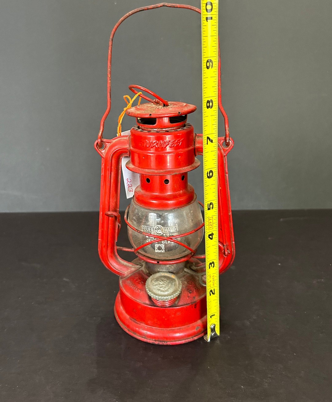 Feuerhand 175 Red Super Baby Hand Oil Lantern Lamp Jena Feuerhand 175 Red Super Baby Hand Oil Lantern Lamp Jena