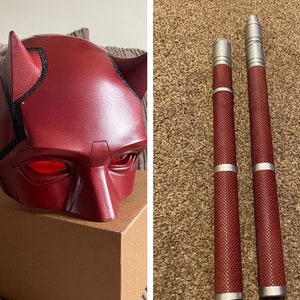 red vigilante mask - comic style cosplay set,superhero costume prop