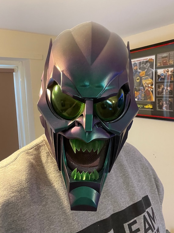 violinist Bandit Elektrisk Green Goblin Mask - Etsy Hong Kong