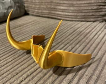 Corona de Lady Loki impresa en 3D, tocado de cosplay