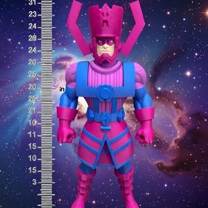 3D Printed Galactus Figure - 31 Inches Tall image 1