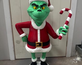 グリンチをモチーフにしたフィギュア、クリスマス、メリークリスマス