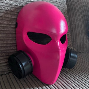 Pinke Gasmaske: Untergrund 6 Cosplay Maske Bild 1