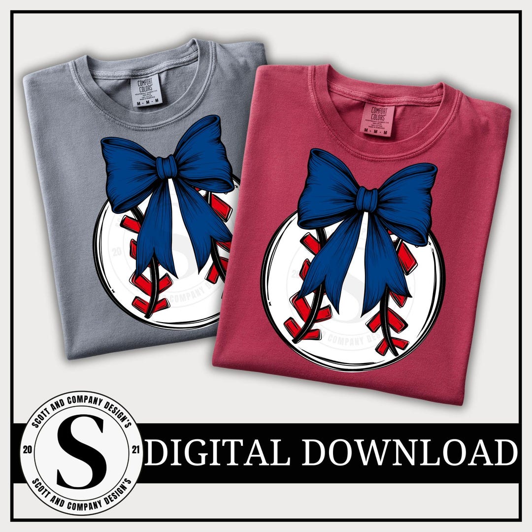 Baseball Mom PNG | Coquette Bow Game Day School Spirit Design | Digital ...