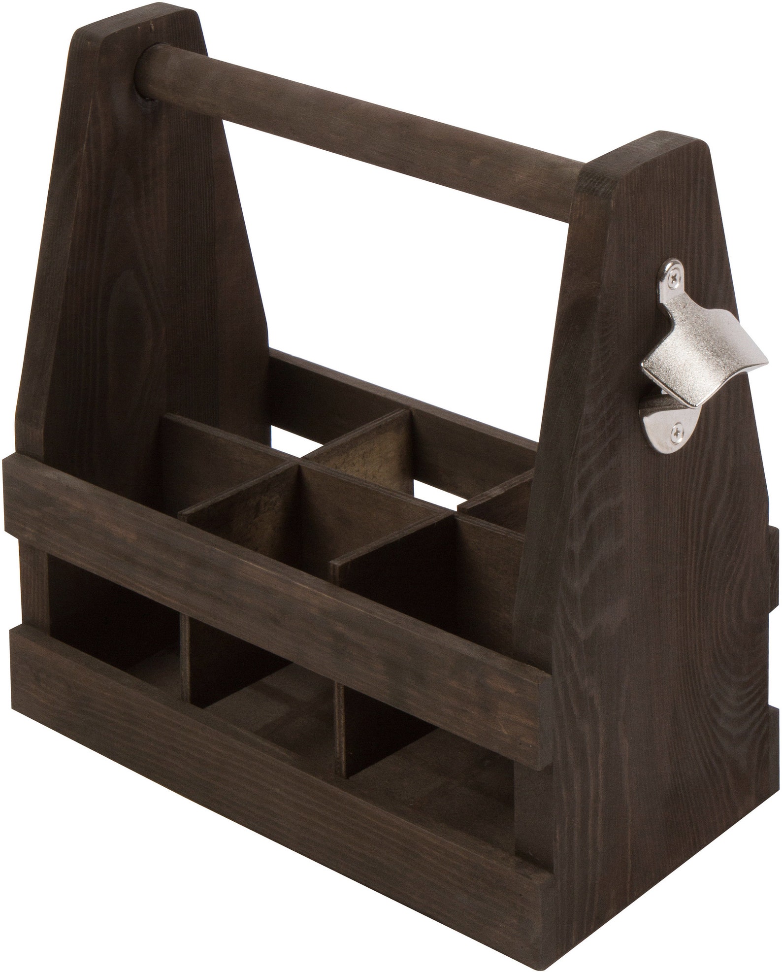 Beer Caddy With Bottle Opener Wooden Beer Holder Etsy