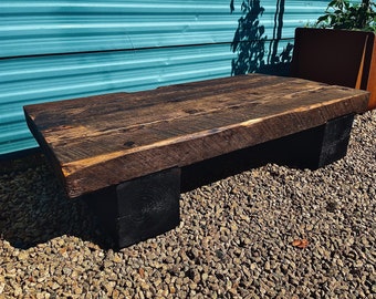 Reclaimed rustic coffee table