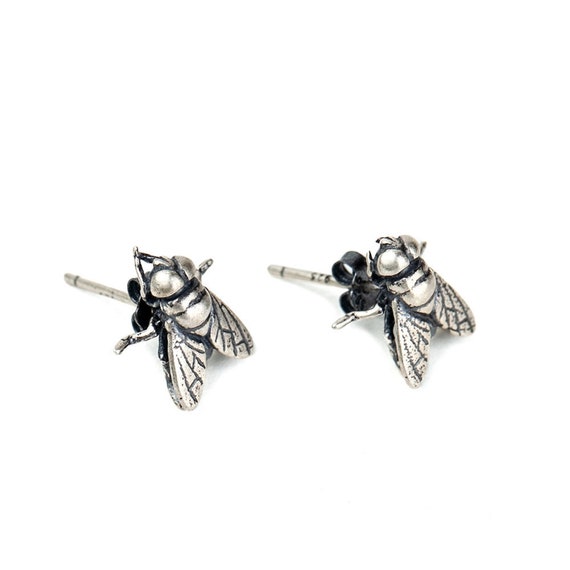 アクセサリー Animal Fetish Pierced Earrings - Silver 925 Sterling Silver, Animal Stud Earrings, Women Earrings