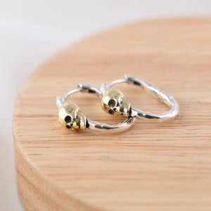 Boucles d'oreilles tête de mort, boucles d'oreilles pour femmes, argent sterling 925, boucles d'oreilles rétro, boucles d'oreilles en argent, cadeau pour la fête des mères, boucles d'oreilles à tirer