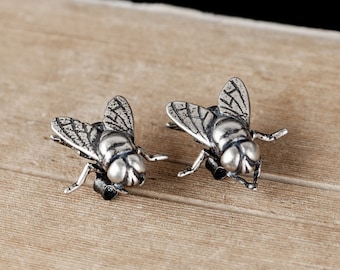 925 Sterling Silver, Animal Stud Earrings, Women Earrings ,Vintage Party Wedding Jewelry for Girls ,Women Jewelry ,Punk Earrings Silver
