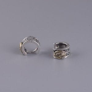Hoop Earrings ,Silver Earrings,Unisex Earring,Silver Hoop Earrings,Silver Hoops,Everyday Earrings,Unique Earrings,Sterling Silver Hoops,Gift