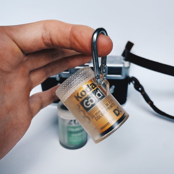 35mm Film Case/Dose/Box mit Schlüsselanhänger - 3D Printed