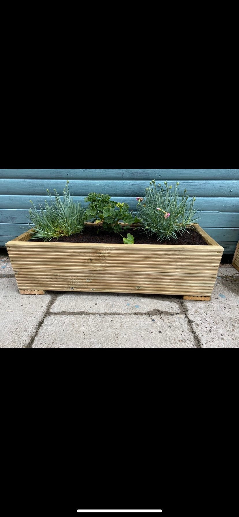 Planter 3ft Hand made planters. patio Planter Garden | Etsy
