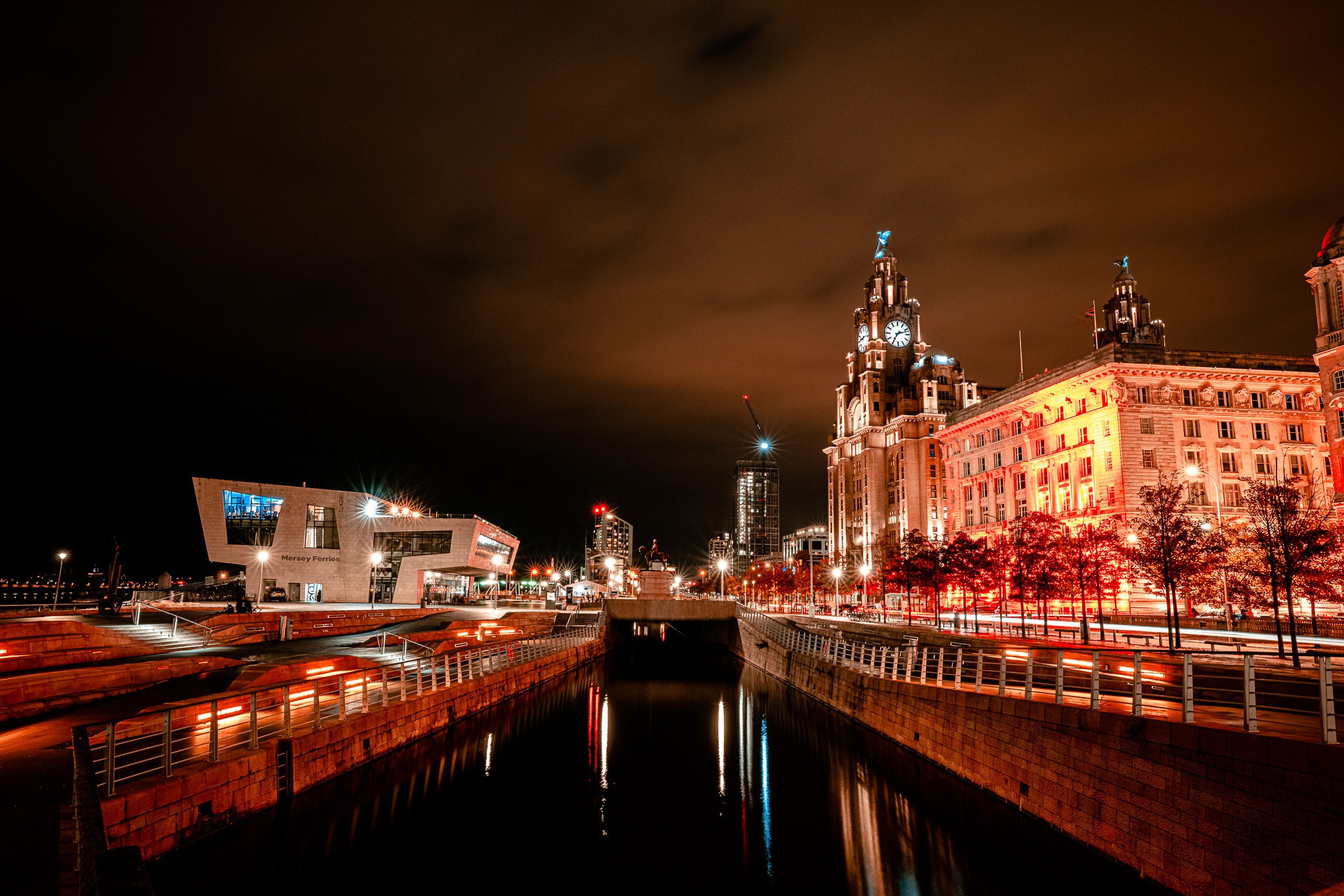 The Iconic Liverpool Skyline Featuring the Royal Liver Etsy UK