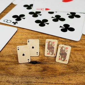 Spielkarte Ohrstecker