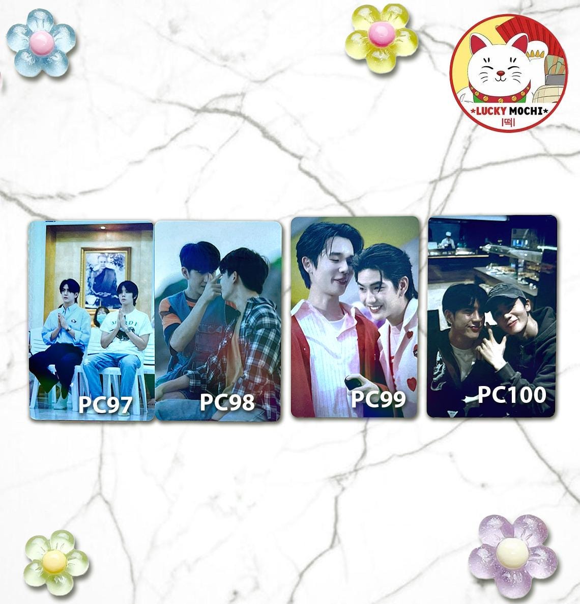 Jimmysea LOMO Photocard Set 2, Double Sided Thai BL Series Gift