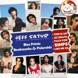Jeff Satur Bias Collection, 30 Polaroid Prints, Bookmarks, Gift Pack