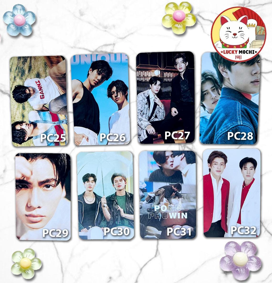 Pondphuwin Photocard, Double Sided Thai BL Series Gift, GMMTV - Etsy