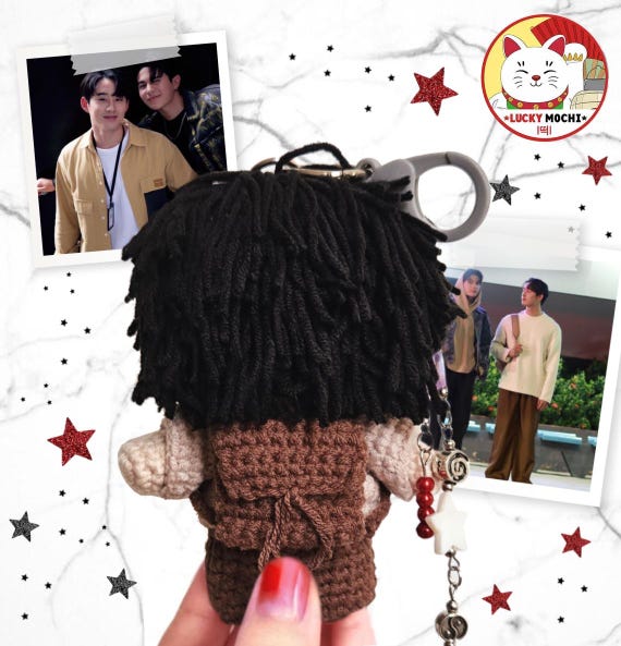 Thamepo Amigurumi Key Chain, Williamest BL Key Ring, Thai BL