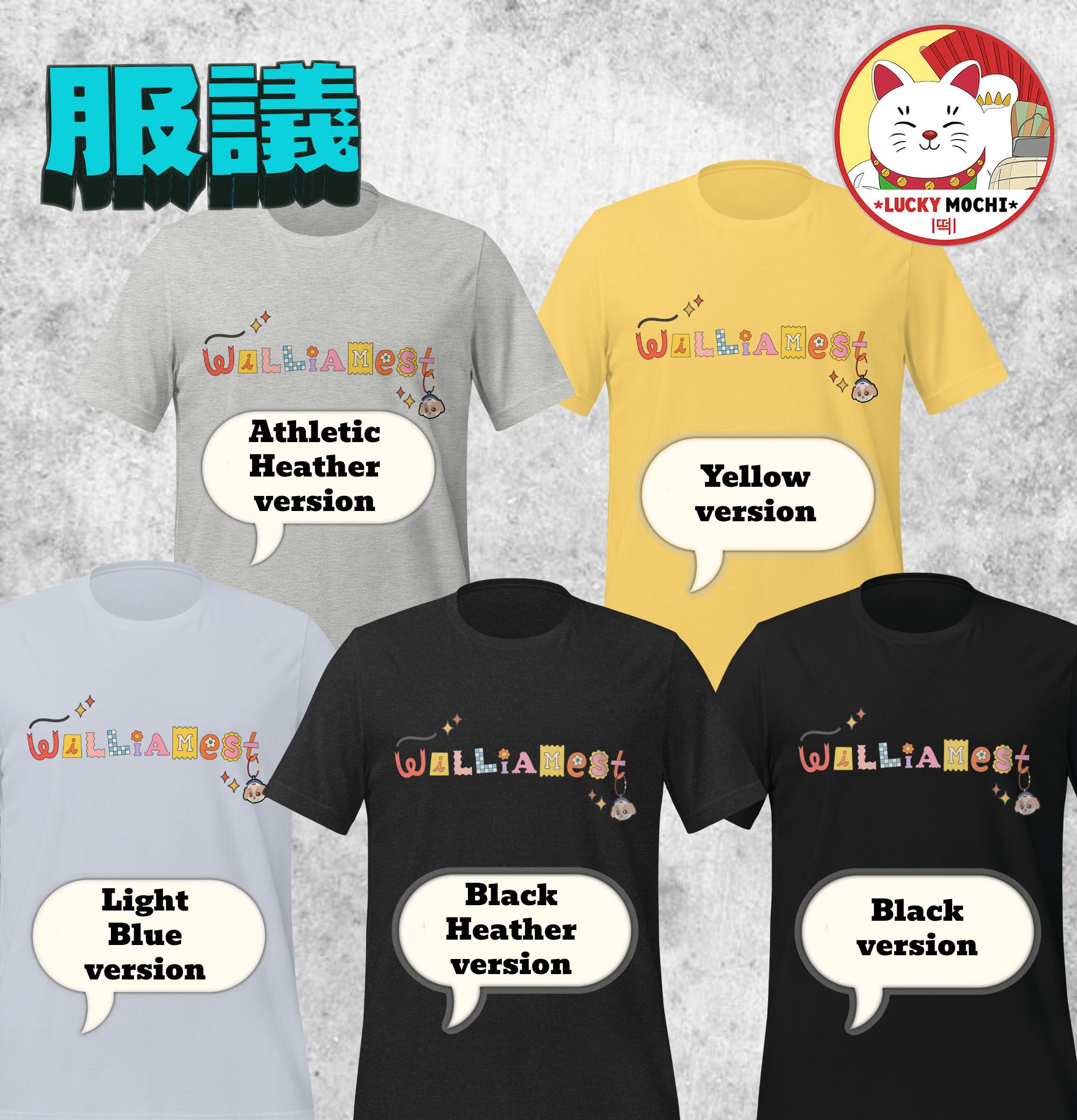 Williamest T-shirt, Thamepo BL Series Unisex Tshirt Gift