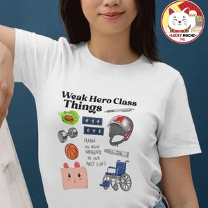 Weak Hero Class T-Shirt, Kdrama Series Unisex Tshirt Gift, Park Ji Hoon, Choi Hyun Wook Merch