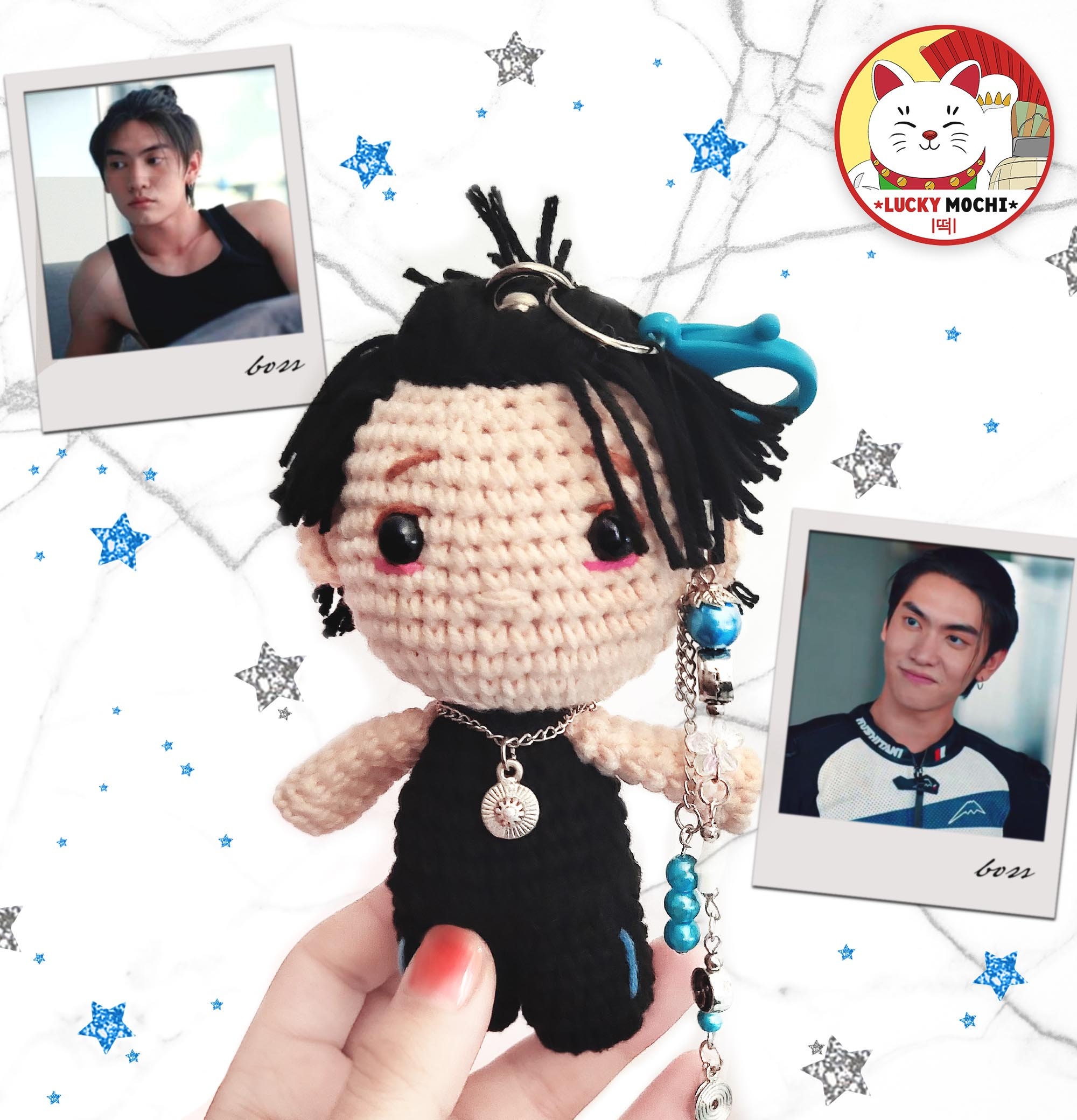 Bossnoeul Amigurumi Key Chain, Love in the Air Merch Bossnoeul Amigurumi Key Chain, Love in the Air Merch