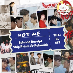 Collezione serie Not Me, ricevuta episodio, stampa nave, stampe Polaroid, segnalibri, Thai BL, confezione regalo OffGun