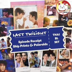 Last Twilight Collection, Episode Receipt, Ship Print, Polaroid Prints, JimmySea Bookmarks, Thai BL Gift Pack