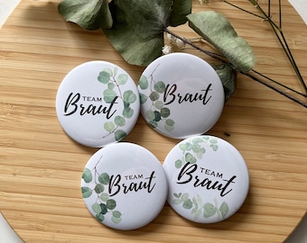 Button JGA, bride, team bride 50 mm "Eucalyptus"