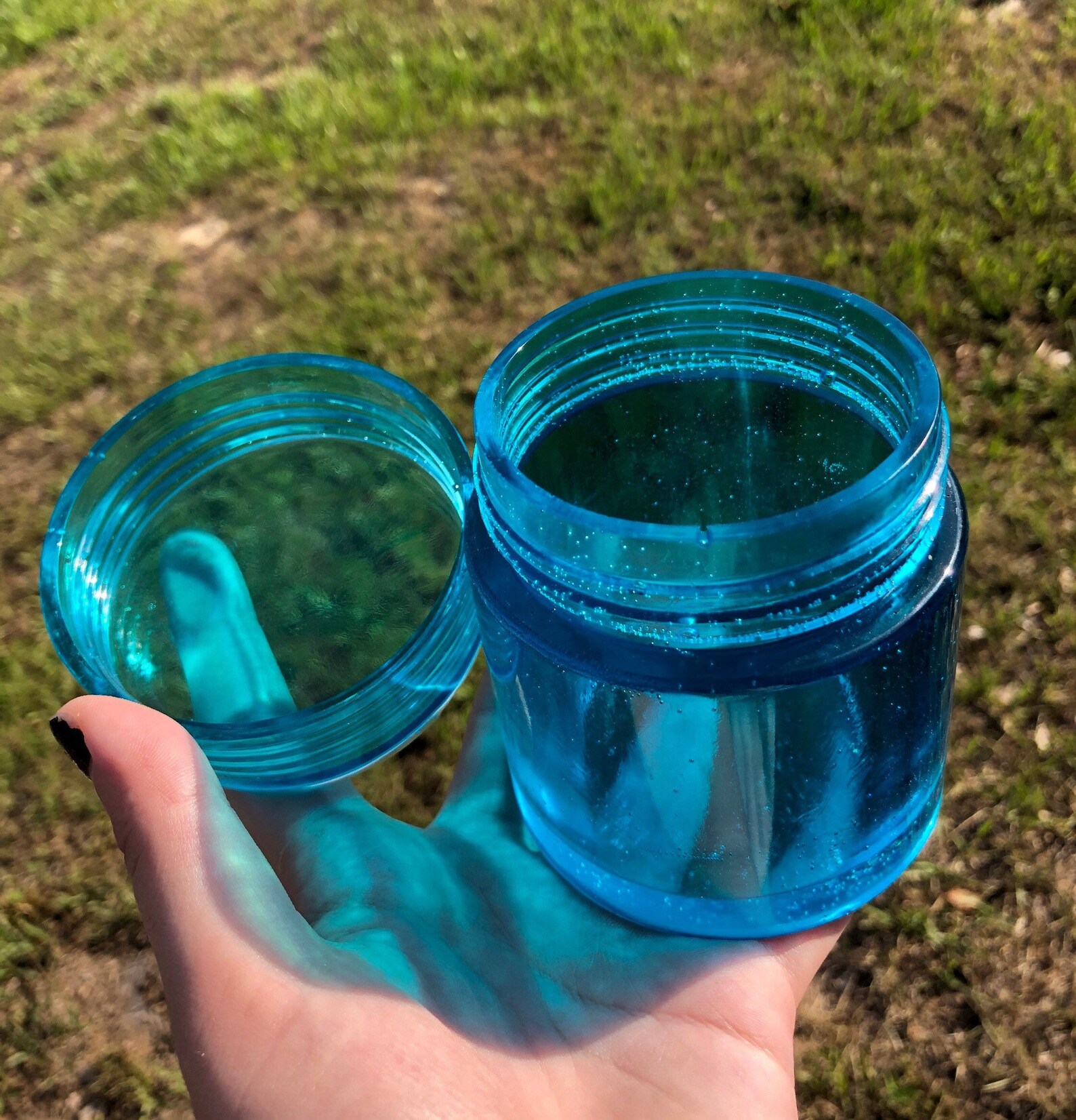 Custom Large resin jar with lid Etsy